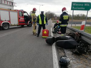 Wypadek na trasie Chruściel - Braniewo